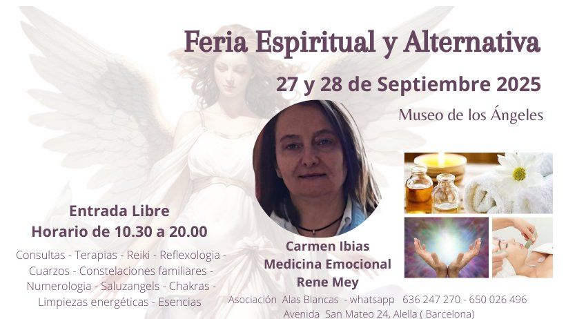 Carmen Ibias Medicina Emocional Maria - Clika Complements Feria Espiritual Alternativa