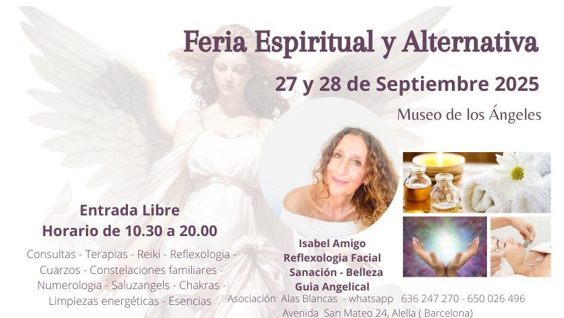 Isabel Amigo - Feria Espiritual Alternativa Isabel Amigo experta en Belleza y Alma estará en Feria espiritual y Alternativa en el Maresme