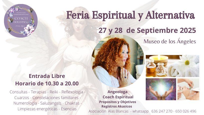 Nuria López. Escritora y Angelologal Alternativa Nuria López. Escritora y Angelologa y conferenciante en Feria espirtual y Alternativa