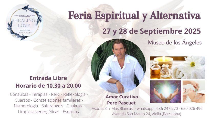 Pere Pascuet, escritor, artista, coach Pere Pascuet, escritor, artista, coach y angelologo. Conferenciante en la feria espiritual de Alella