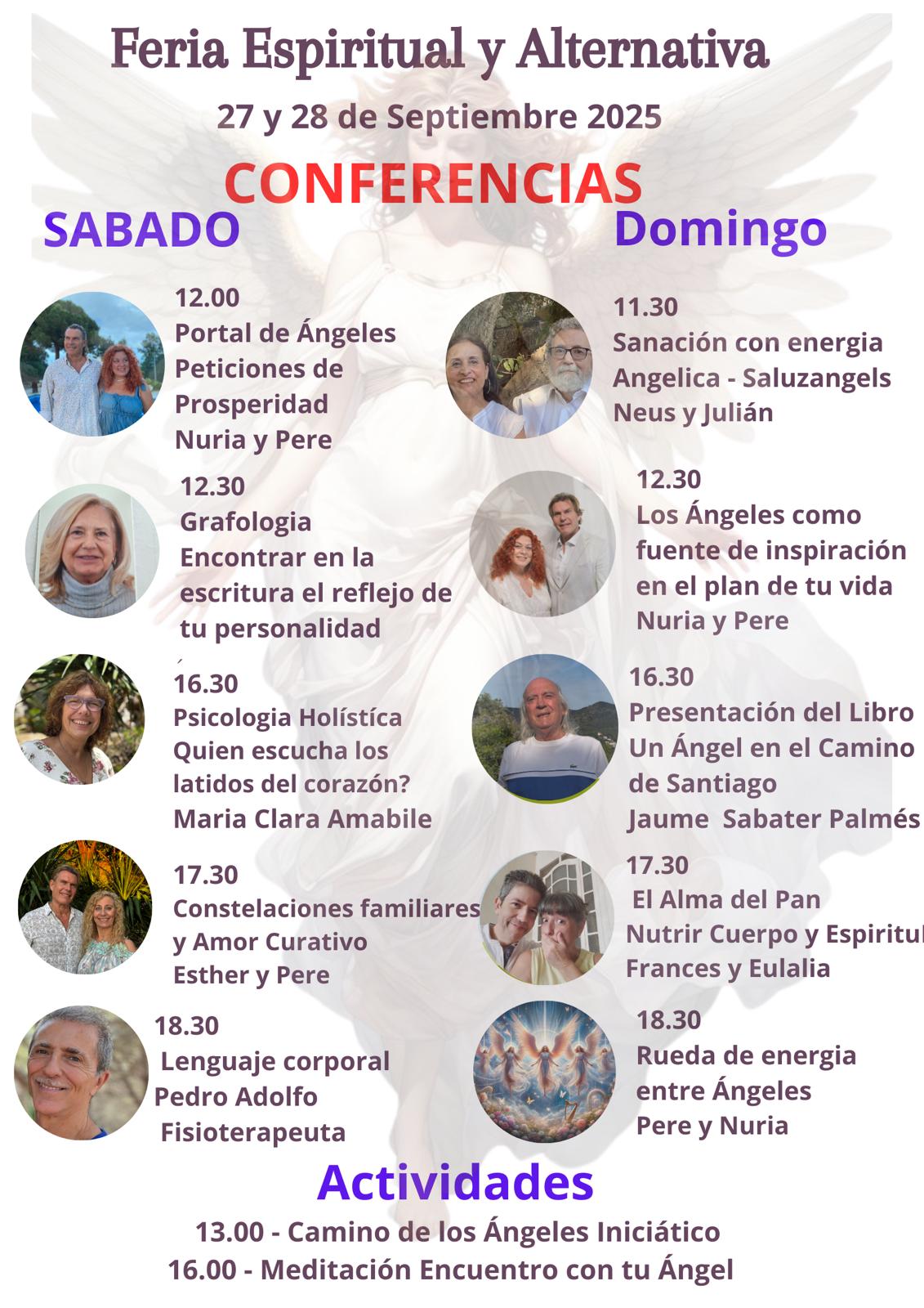Programa de conferencias Feria Espiritual